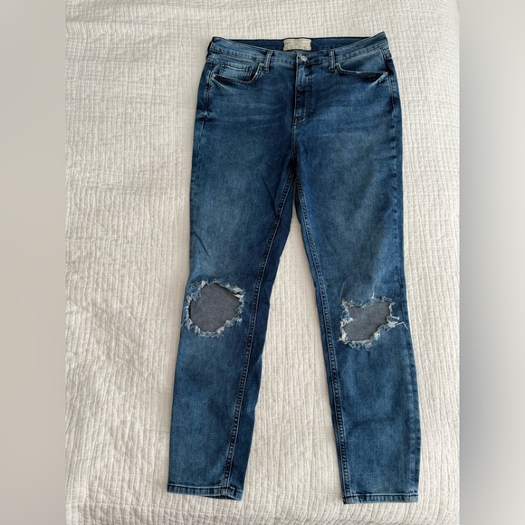 Free People Busted Skinny Jeans 32 - Picture 2 of 4